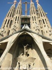 Barcelona's no.1 tourist attraction - la sagrada familia by antonio Gaudí