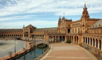 Plaza de Espana, Seville, Spain.