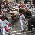 Running of the bulls Spain