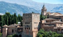 The Alhambra in Granada, Spain