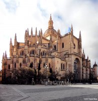 The Сathedral of Spanish Segovia.