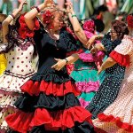 Flamenco dancing in Spain